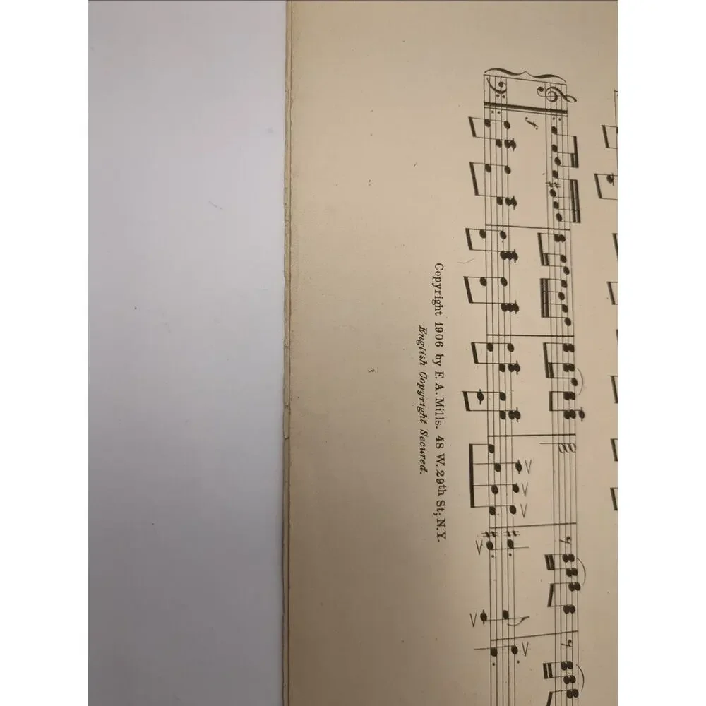 1906 Popularity Sheet Music by Geo M‎ Cohan Yankee Doodle Cohan